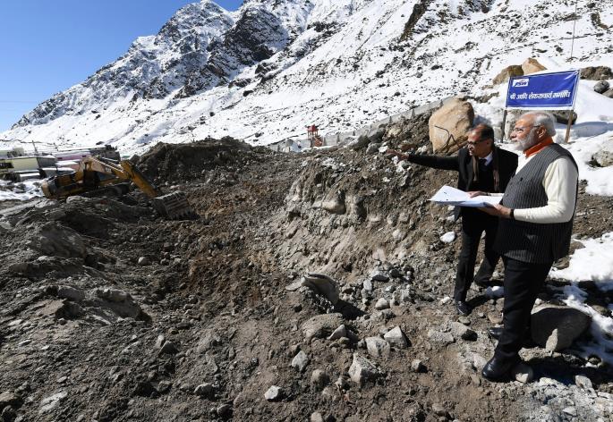 exclusive images of PM Modi visit of Kedarnath on diwali